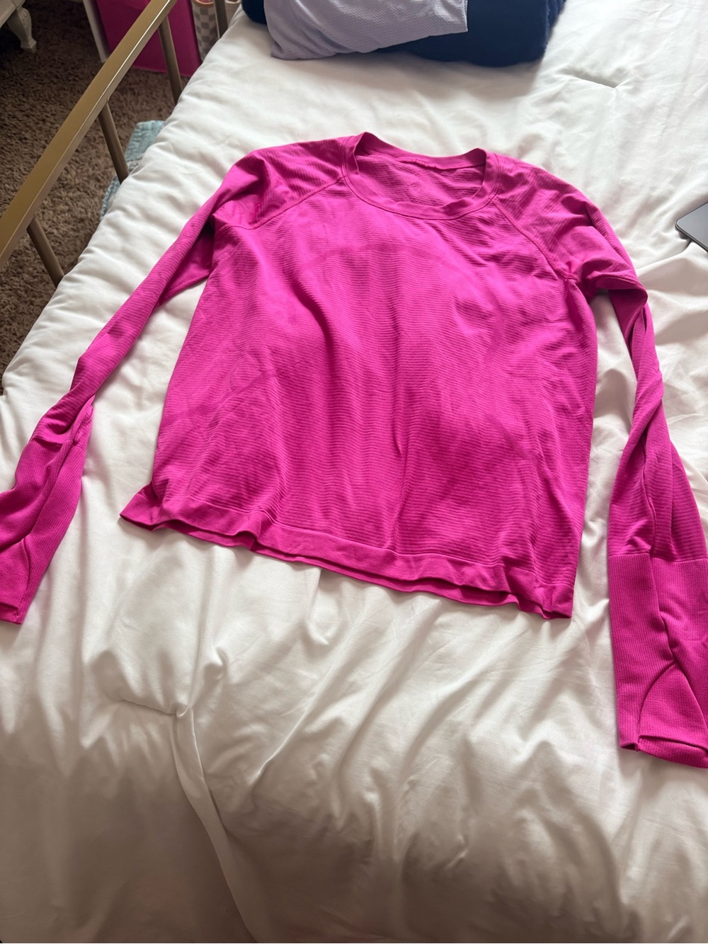 lululemon athletica Hot Pink Long-Sleeve swiftly tech